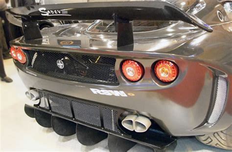 Lotus Exige Elise S2 Carbon Rear Wing Kit Curved Drop End 225mm