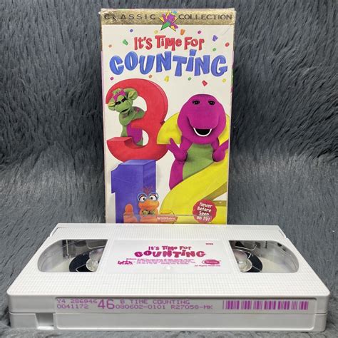 Barney Its Time For Counting Classic Collection Vhs Video Tape Sing Along Songs 45986020222 Ebay