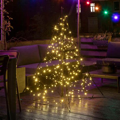 Fairybell 5ft Warm White Led Outdoor Christmas Tree Wilko