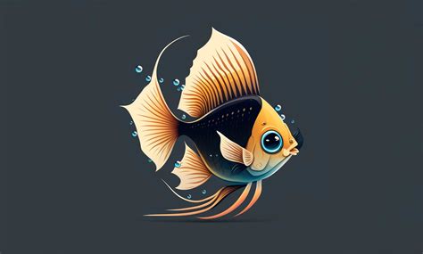 Angelfish Cute Clipart Graphic by Poster Boutique · Creative Fabrica