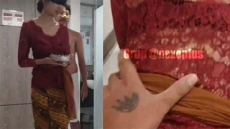 Begini Penampakan Wanita Pemeran Video Kebaya Merah Di Kantor Polisi Ternyata Telah Buat 92