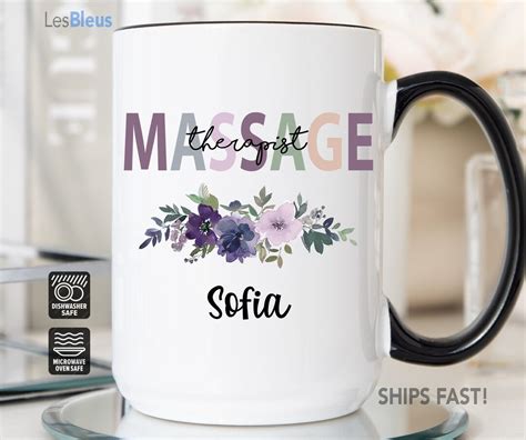 Massage Therapist Mug Personalized Massage Therapist Ts For Women