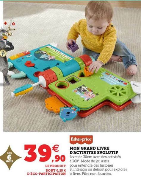 Promo Mon Grand Livre D Activit S Volutif Fisher Price Chez Super U