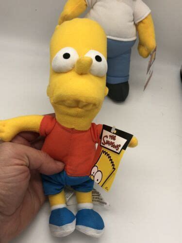 The Simpsons Homer And Bart Simpson Plush Doll 10 2005 Nanco 20th Century Fox 4591069205