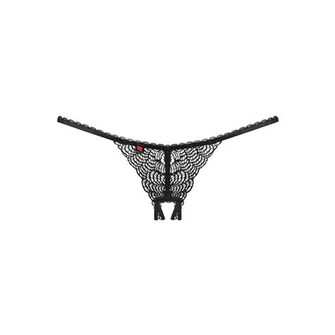 Panties ouvert mit Riemendesign am Gesäß Slips Strings Club Hot Fashion Odretto Highheels
