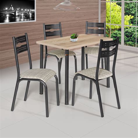 Conjunto De Mesa Luna Tampo Bp Carvalho Montreal M X M