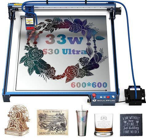 Amazon Sculpfun S Ultra W Laser Engraver With Air Assist W