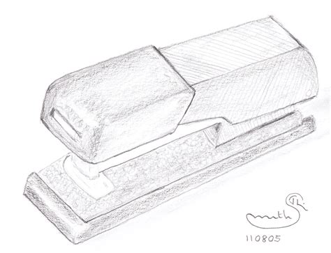 Stapler Sketch At Explore Collection Of Stapler Sketch