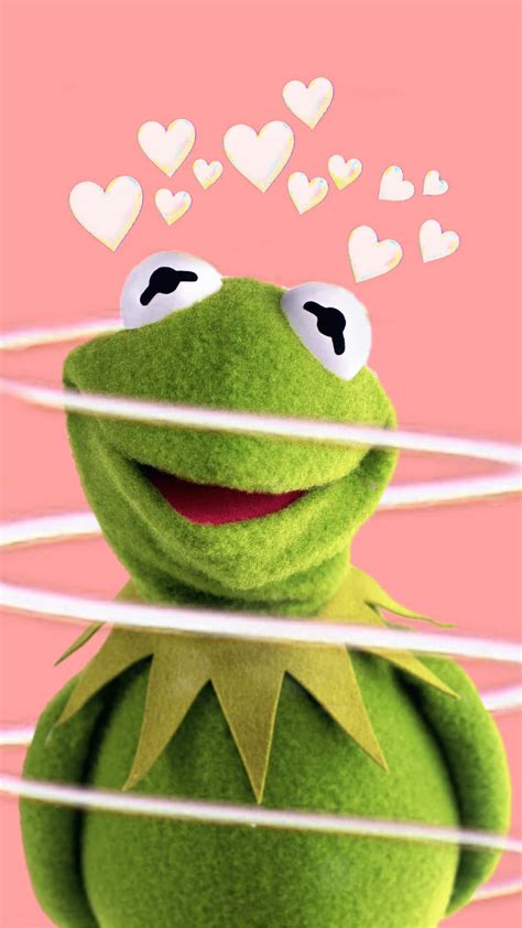 Download A Fun Loving Kermit The Frog Dressed Up In An Aesthetically Pleasing Way Wallpaper