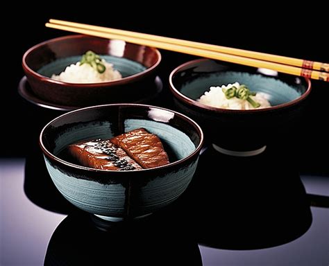 Two Bowls With Rice Background Rice Bowl Cooking Food Background