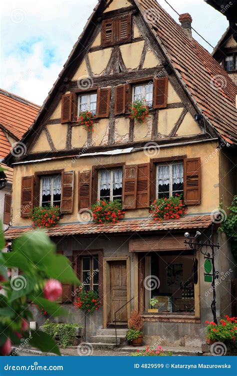 French Village, Alsace, France Royalty Free Stock Images - Image: 4829599