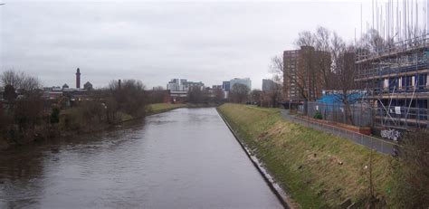 The River Irwell From Broughton Bridge Salford