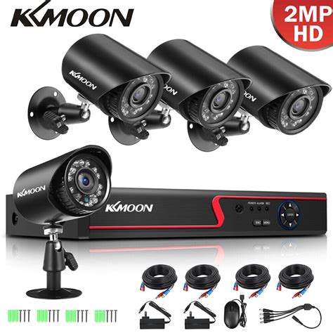 KKmoon KKmoon DVR Video Recorder 4 Cameras Set Recording System 4CH