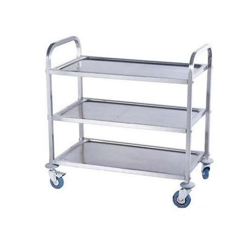 Silver Stainless Steel Kitchen Trolley At Rs In Aurangabad Id