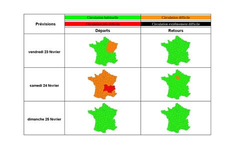 Pr Visions De Circulation Bison Fut Voit Encore Rouge Pour Ce Week End