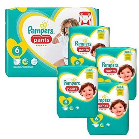 148 Couches Pampers Premium Protection Pants Taille 6 Cdiscount