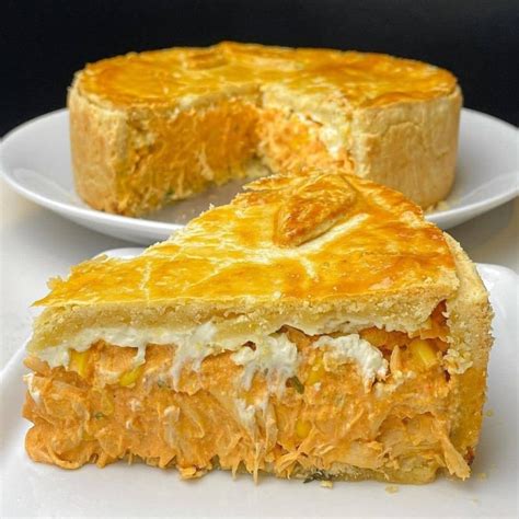 Torta De Frango Com Catupiry É De Dar água Na Boca Essa Receita