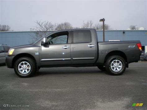 2004 Smoke Gray Nissan Titan SE Crew Cab 4x4 41068236 Photo 4