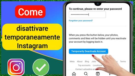 Come Disattivare L Account Instagram 2023 Dopo Il Nuovo Aggiornamento