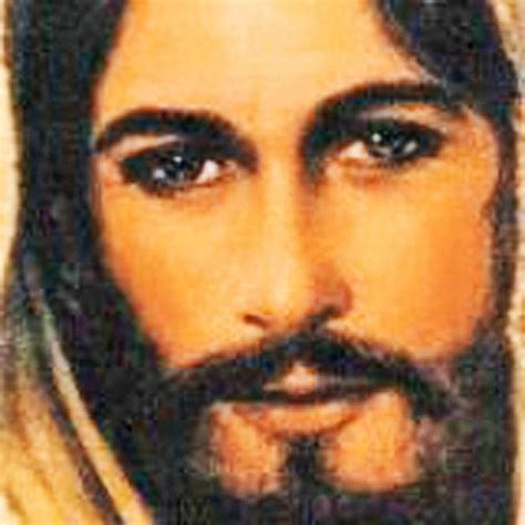 The Beautiful Face Of Jesus Look At His Eyes Glowing With Love Jesus