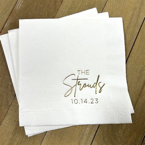 Personalized Napkins - Etsy