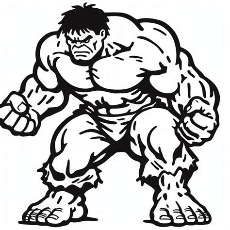 Hulk Infantil Para Colorir - 10
