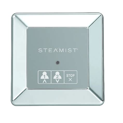 Steamist 1-Watt Polished Chrome Steam Generator Control Kit with 1 Control Panel at Lowes.com