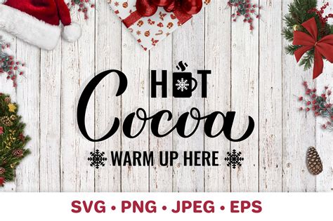 Hot Cocoa Bar Sign Hot Chocolate Bar Graphic By LaBelezoka Creative