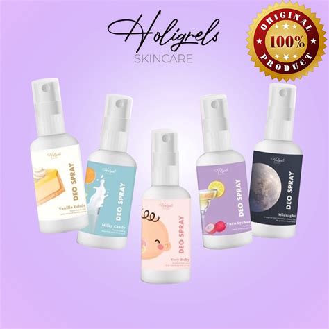 Jual Holigrels Deo Spray Body Spray All Varian Ml Midnight