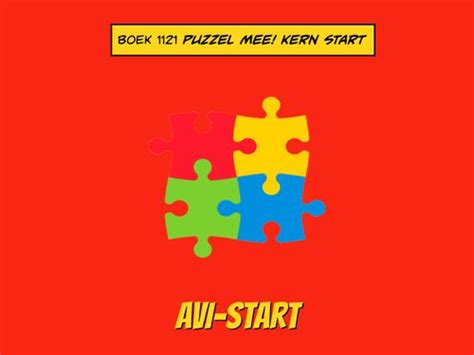 Book Creator Boek 1121 Puzzel Mee Kern Start