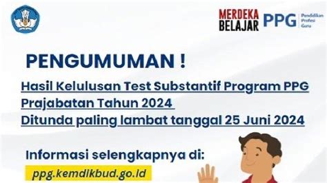 Cara Cek Pengumuman Hasil Tes Substantif PPG Prajabatan 2024 Akses