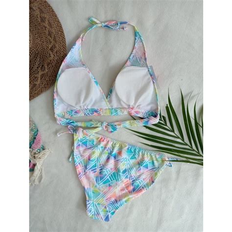 Jual Bikini Pakaian Renang Wanita 03 Bikini Pantai Sexy Abstrak