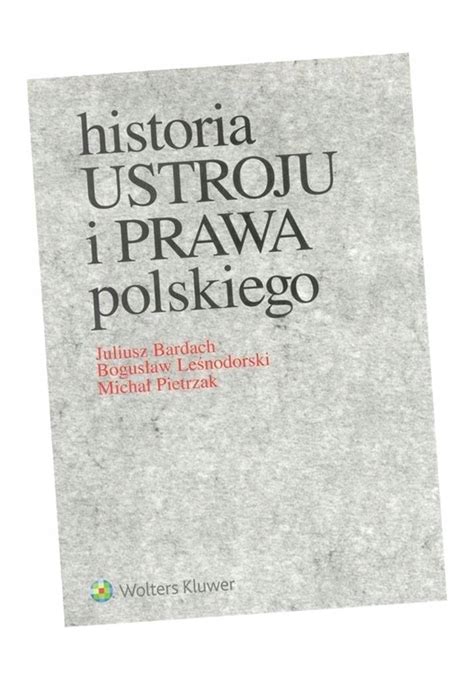 Historia Ustroju I Prawa Polskiego Ksi Ka Allegro