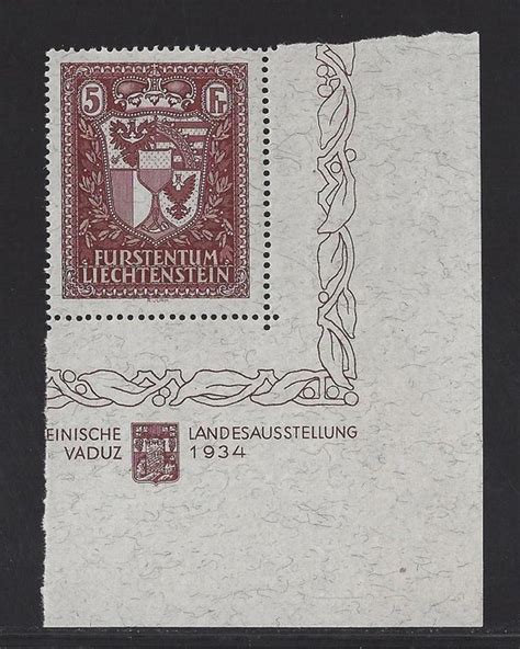 Liechtenstein Vaduz Exhibition Postage Stamp From Catawiki