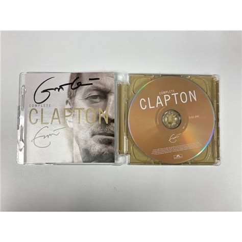 Autograph Signed Eric Clapton Complete Cd