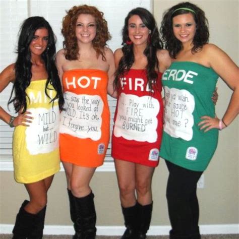 Taco Bell Hot Sauce Packets Halloween Costume Home Made Hot Halloween Costumes Diy