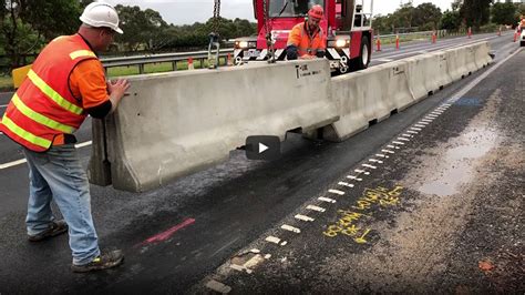 Mash Tl3 Barrier Temporary Concrete Crash Barrier Saferoads