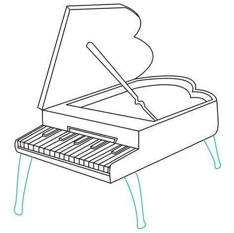 How To Draw A Simple Piano Drawing Rjuuc Edu Np