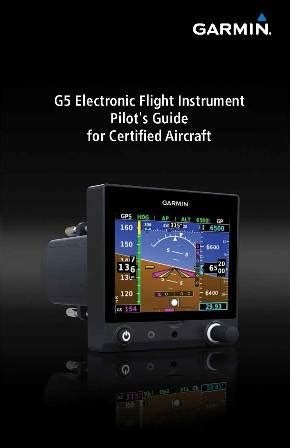 Garmin G5 Electronic Flight Instrument Pilot S Guide For Certified