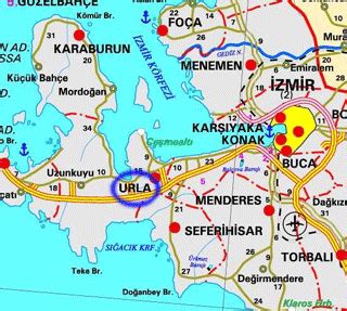 izmir urla harita - Haritalar - Yerbilgisi