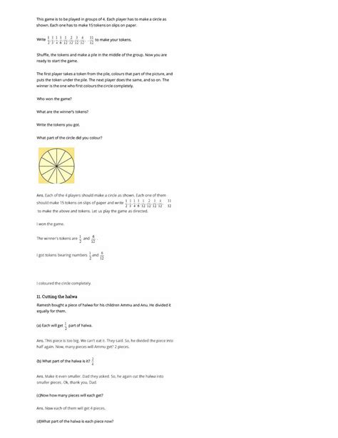 NCERT Solutions Class 5 Maths Chapter 4 Parts And Wholes BYJUS