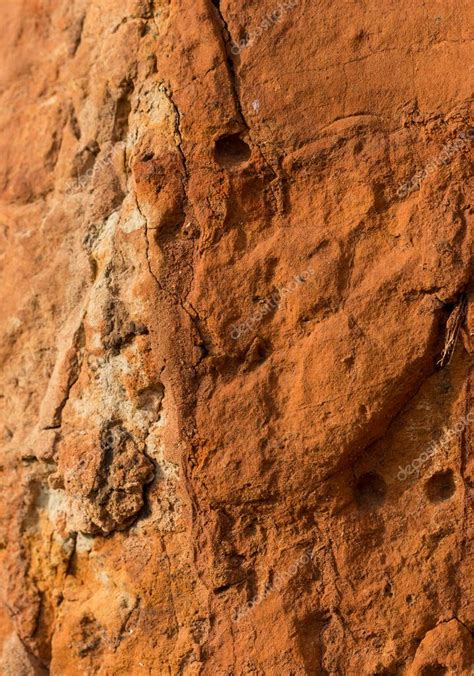 Rocas sedimentarias con alto contenido de óxido de hierro Tierra roja