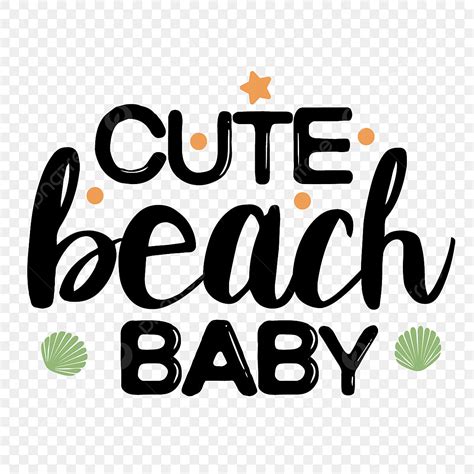 Simple And Lovely Beach Baby Svg Font Effect Eps For Free Download