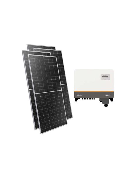 Kit Fotovoltaico Trifase W Inverter Solis Kw Connesso In Rete