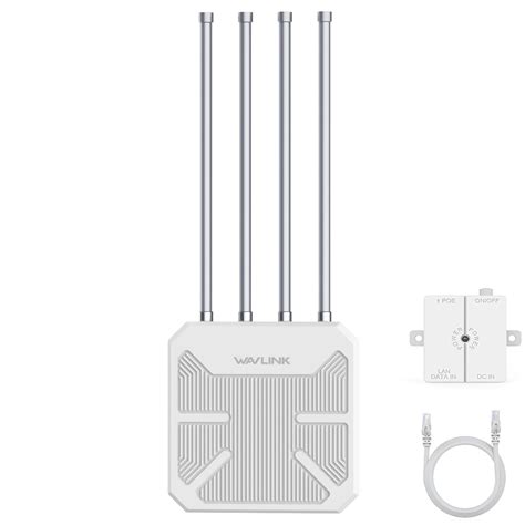 GetUSCart WiFi 6 Outdoor Wireless Access Point WAVLIN AX1800 Outdoor