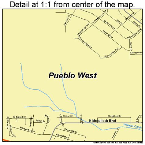 Pueblo West Map