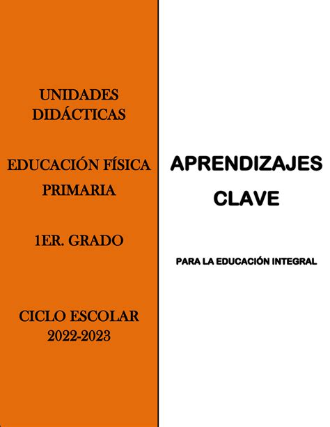 Unidades Did Cticas Unidades Didcticas Educacin F Sica Primaria