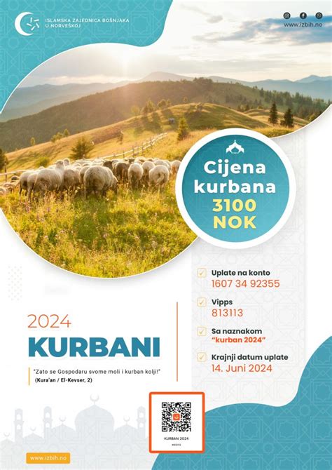 Kurban Bajram Je U Nedjelju 16 Juna 2024 Godine Islamska