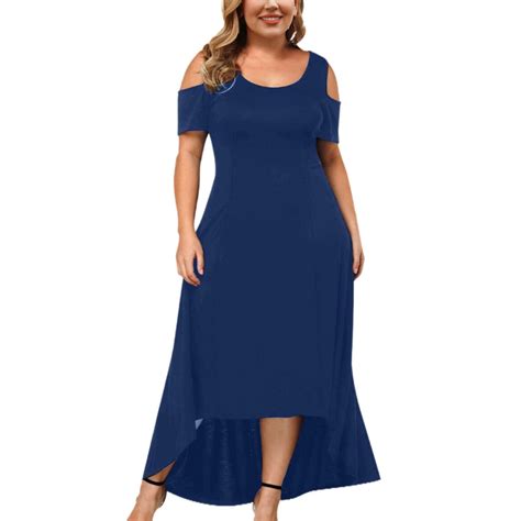 Yuuand Formal Dresses For Women Clearance Sexy Womens Plus Size Casual