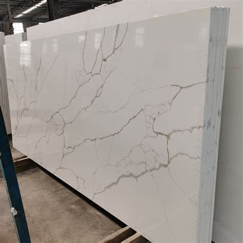 Artificial Stone Quartz Slabs Calacatta White Quartz